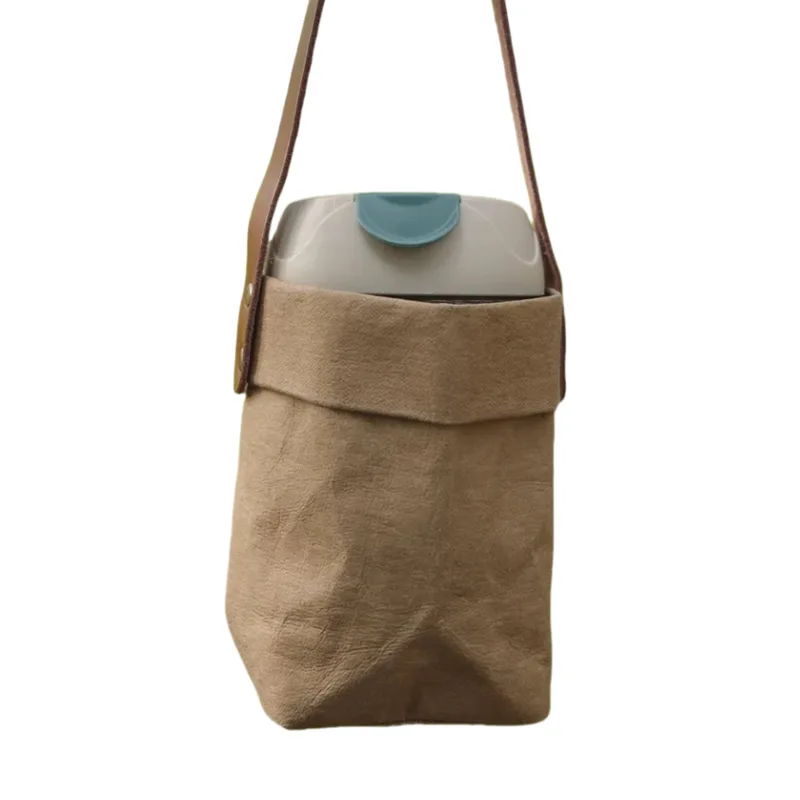 Sac en papier kraft lavable pour couvercle de tasse